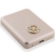 Guess MagSafe 4G Strassed Metal Logo induction power bank 5W 3000mAh - gold