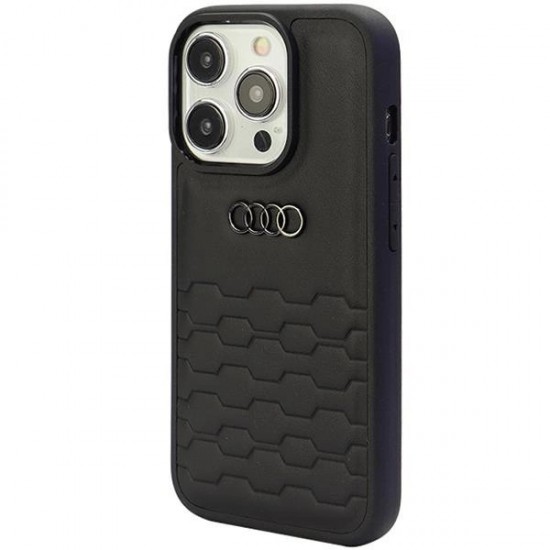 Audi GT Synthetic Leather case for iPhone 15 Pro - black