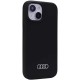Audi Silicone Case for iPhone 15 Plus - black