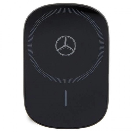 Mercedes MEWCCGSLK 15W induction holder for air vent/glass black/black Silver Stars MagSafe