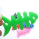 Fish-shaped headphone cable wrap - green