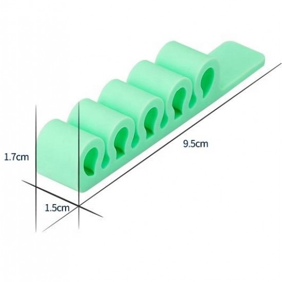 Silicone office organizer - blue