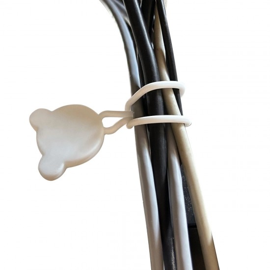 Silicone cable reel - black