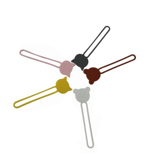 Silicone cable reel - gray