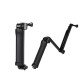 3 in 1 Monopod Tripod with Selfie Stick for GoPro - Black