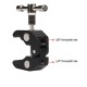 Clamp holder for camera, camera, microphone