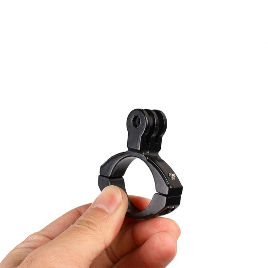 Aluminum GoPro Camera Mount - For Bike Handlebars - Black