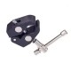 Clamping bracket for mounting accessories with 1/4 and 3/8 inch screw