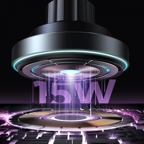 Joyroom Magnetic Car Holder Wireless Charger 15W for Air Vent Black (JR-ZS240 Pro)