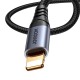 Joyroom Audio Transfer Series SY-A06 mini jack 3.5 mm / Lightning cable 1.2 m - black