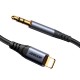 Joyroom Audio Transfer Series SY-A06 mini jack 3.5 mm / Lightning cable 1.2 m - black