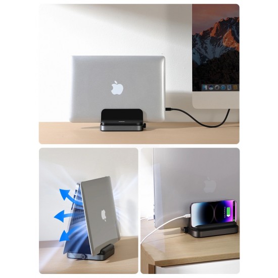 Joyroom laptop stand holder black (JR-ZS374)