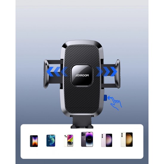 Joyroom JR-ZS259 mechanical car holder universal for phone on cockpit / window - black