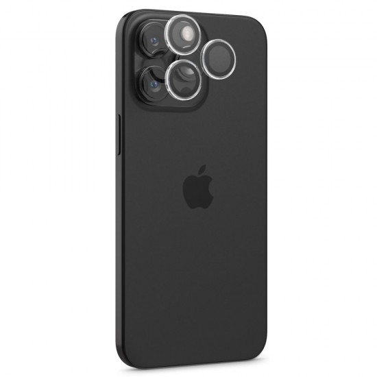 Spigen Glas.tR EZ Fit Optik Pro Camera Cover for iPhone 15 Pro / 15 Pro Max / 16 Pro / 16 Pro Max / 17 Pro / 17 Pro Max - 2 pcs.