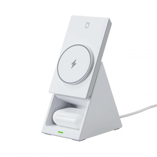 Choetech T600 15W 3in1 Inductive Charging Station - White