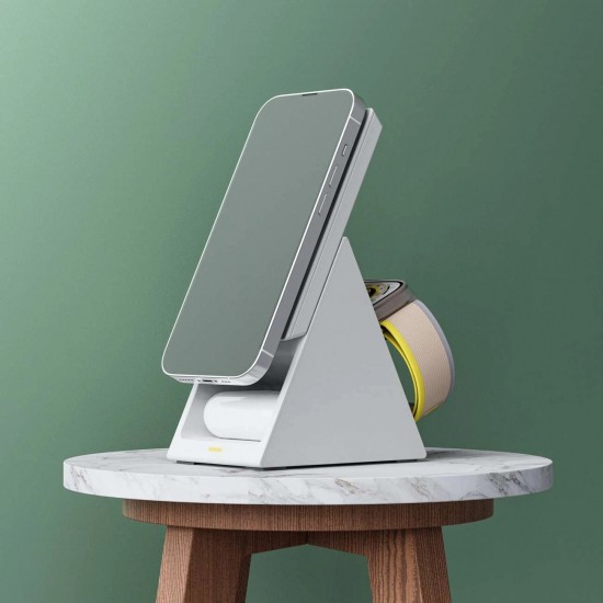 Choetech T600 15W 3in1 Inductive Charging Station - White