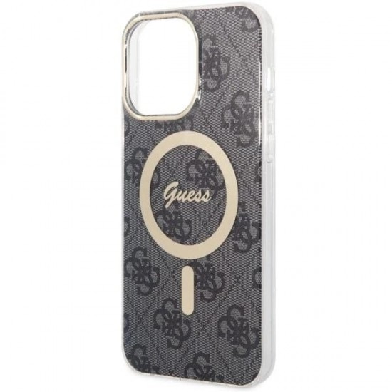 Guess 4G MagSafe case for iPhone 14 Pro Max - black
