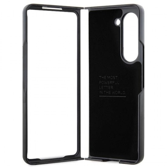 BMW Leather Carbon case for Samsung Galaxy Z Fold 5 - black