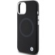 BMW Signature Liquid Silicone MagSafe case for iPhone 15 - black