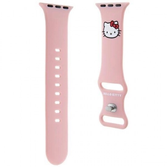 Hello Kitty Silicone Kitty Head strap for Apple Watch 38/40/41mm - pink