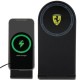 Ferrari Printed Logo MagSafe foldable 2in1 15W inductive charger - black