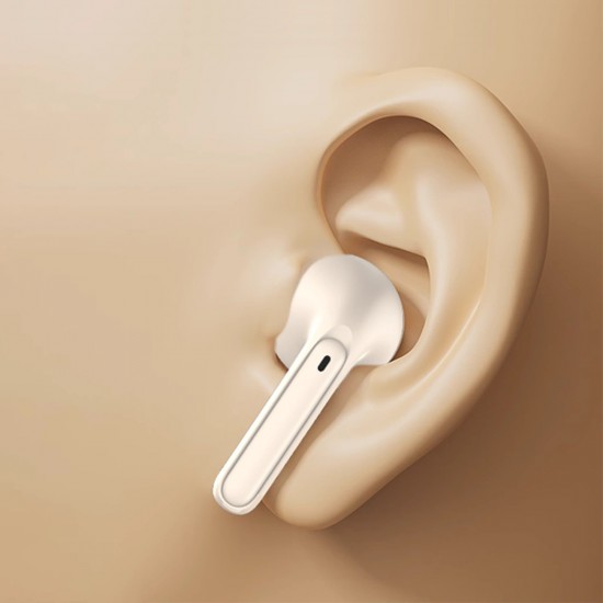 Dudao U18 Bluetooth 5.1 TWS wireless headphones - beige