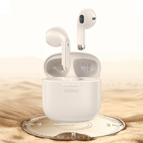 Dudao U18 Bluetooth 5.1 TWS wireless headphones - beige