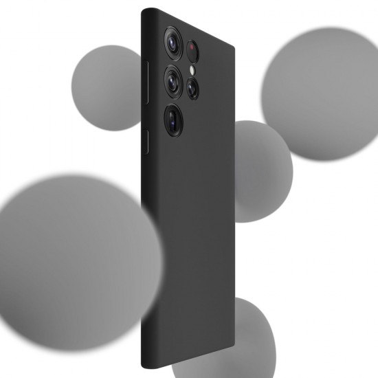 3mk Silicone Case for Samsung Galaxy S24 Ultra - black