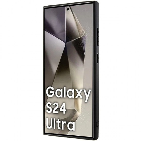 BMW BMHCS24L23RCGPK S24 Ultra S928 black/black hardcase Signature Leather Crossing Lines Pattern