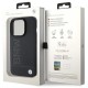 BMW Leather Hot Stamp iPhone 15 Pro Max Case - Black