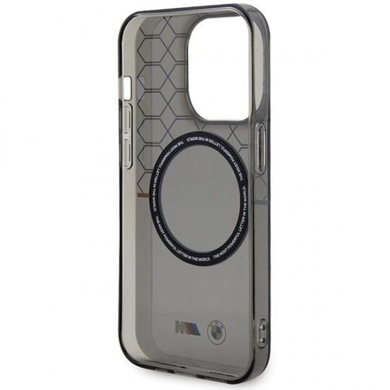 BMW Pattern MagSafe case for iPhone 13 Pro Max - gray