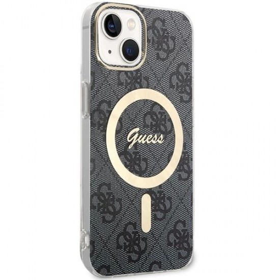 Guess 4G MagSafe case for iPhone 15 Plus / 14 Plus - black