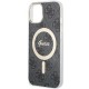 Guess 4G MagSafe case for iPhone 15 Plus / 14 Plus - black