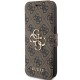 Guess 4G Metal Logo case for iPhone 15 Pro - brown