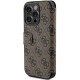 Guess 4G Metal Logo case for iPhone 15 Pro - brown
