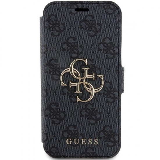 Guess 4G Metal Logo case for iPhone 15 Pro - gray