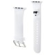 Karl Lagerfeld 3D Rubber Choupette Head Strap for Apple Watch 42/44/45/49mm - White