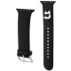 Karl Lagerfeld 3D Rubber Choupette Head Strap for Apple Watch 42/44/45/49mm - Black