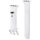 Karl Lagerfeld 3D Rubber Karl Head strap for Apple Watch 42/44/45/49mm - white