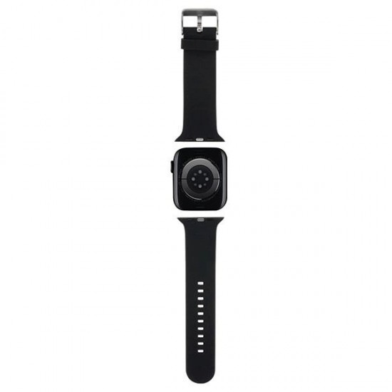Karl Lagerfeld 3D Rubber Karl Head strap for Apple Watch 42/44/45/49mm - black
