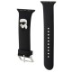 Karl Lagerfeld 3D Rubber Karl Head strap for Apple Watch 42/44/45/49mm - black