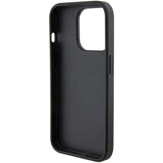 Ferrari Grip Stand Metal Logo case for iPhone 15 Pro - black