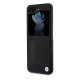 BMW Leather Hot Stamp case for Samsung Galaxy Z Flip 5 - black