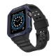 Protect Strap Band for Apple Watch 38/40/41mm Armored Case Strap - Black, Blue