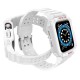 Protect Strap Band for Apple Watch 38/40/41mm Armored Case Strap - White