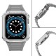 Protect Strap Band for Apple Watch 38/40/41mm Armored Case Strap - Gray, Silver