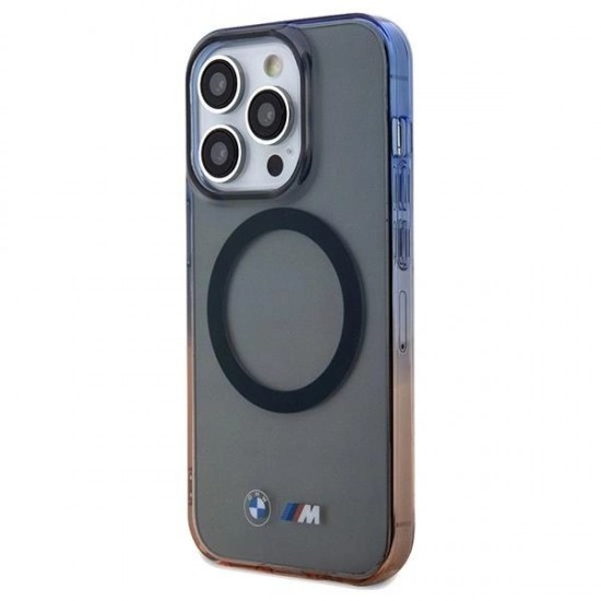 BMW Gradient Bumper MagSafe case for iPhone 15 Pro Max - gray