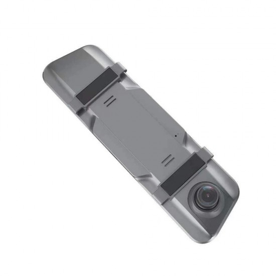 DVR911 car video recorder in the mirror Full HD G-sensor with reversing camera - gray