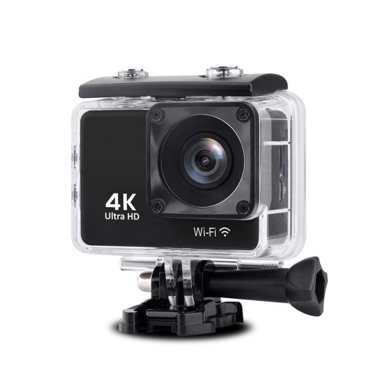 DV8500 4K Wi-Fi 16Mpx sports camera waterproof wide angle + accessories - black