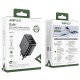 Acefast A57 PD 35W GaN charger 2 x USB-A + USB-C with 3 ports - black